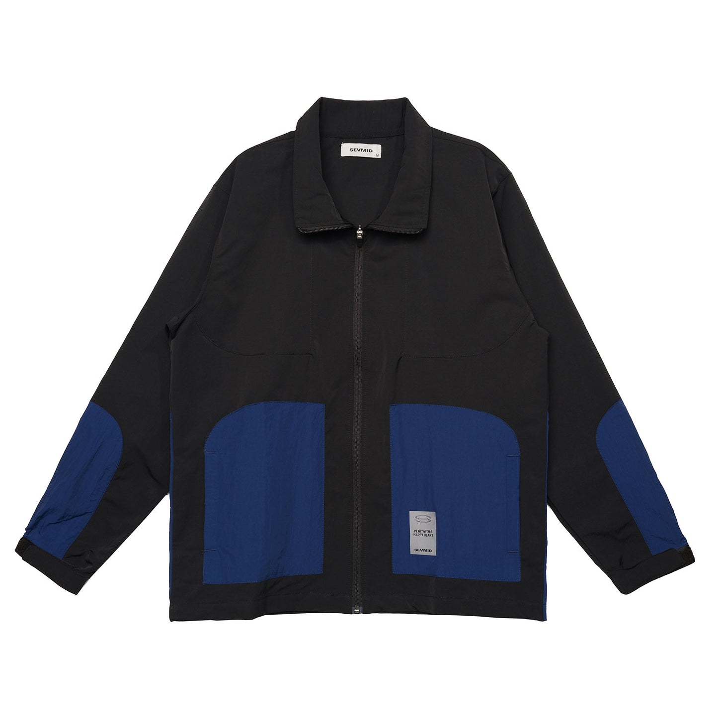 SEVMID BLUE BLACK - TRACKSUIT JACKET